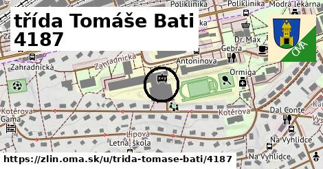 třída Tomáše Bati 4187, Zlín