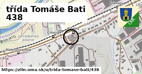 třída Tomáše Bati 438, Zlín