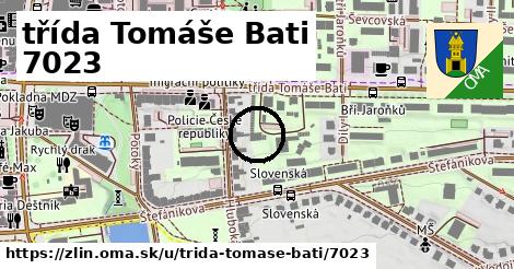 třída Tomáše Bati 7023, Zlín