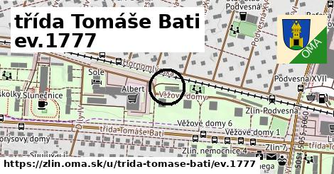třída Tomáše Bati ev.1777, Zlín