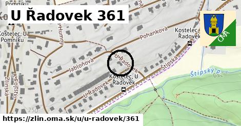 U Řadovek 361, Zlín