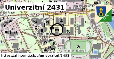 Univerzitní 2431, Zlín