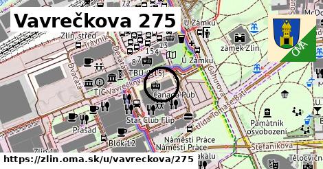 Vavrečkova 275, Zlín