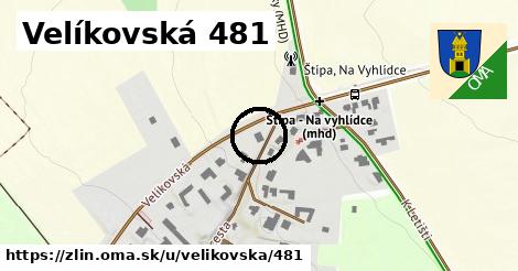 Velíkovská 481, Zlín