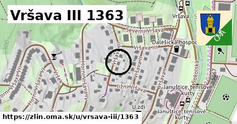 Vršava III 1363, Zlín