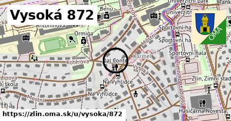 Vysoká 872, Zlín