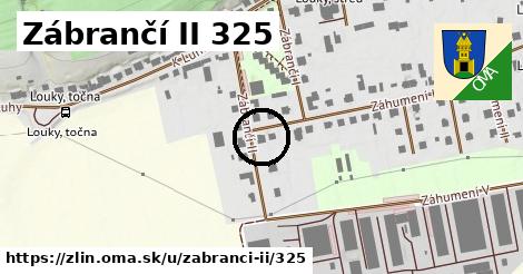 Zábrančí II 325, Zlín