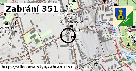 Zabrání 351, Zlín