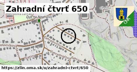 Zahradní čtvrť 650, Zlín