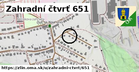 Zahradní čtvrť 651, Zlín