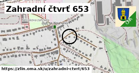 Zahradní čtvrť 653, Zlín