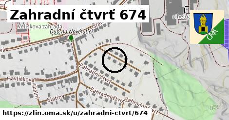 Zahradní čtvrť 674, Zlín