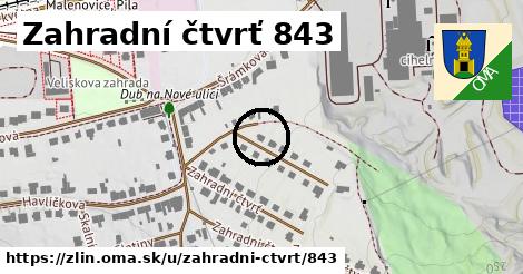 Zahradní čtvrť 843, Zlín