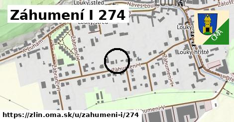 Záhumení I 274, Zlín