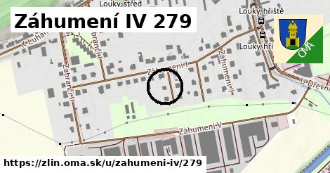Záhumení IV 279, Zlín