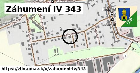 Záhumení IV 343, Zlín