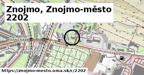 Znojmo, Znojmo-město <span class="supisne">2202</span>