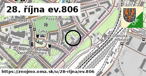 28. října ev.806, Znojmo