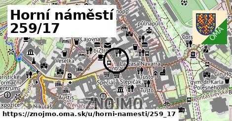 Horní náměstí 259/17, Znojmo