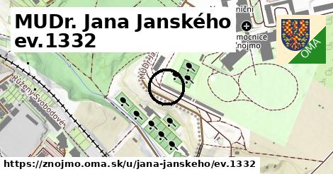 MUDr. Jana Janského ev.1332, Znojmo