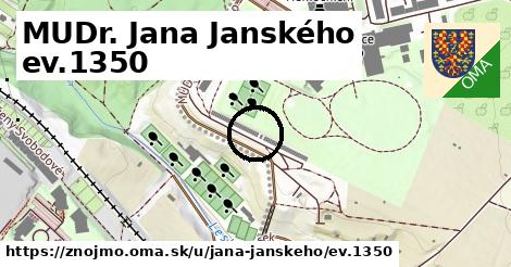 MUDr. Jana Janského ev.1350, Znojmo