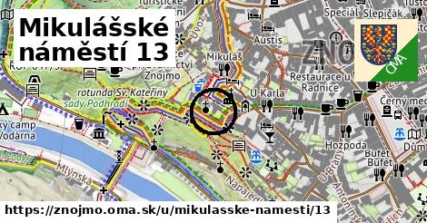 Mikulášské náměstí 13, Znojmo