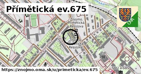 Přímětická ev.675, Znojmo