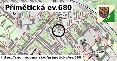 Přímětická ev.680, Znojmo