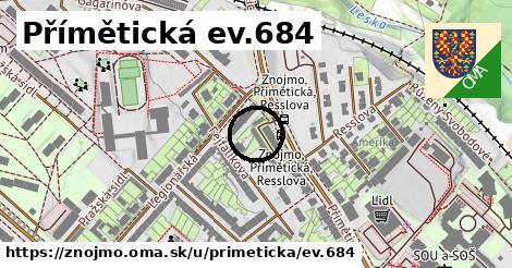 Přímětická ev.684, Znojmo