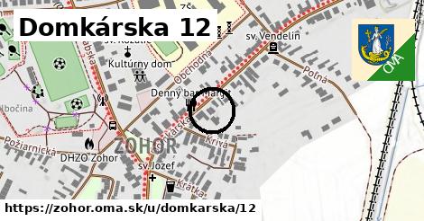 Domkárska 12, Zohor