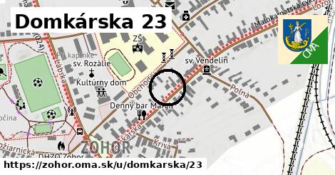 Domkárska 23, Zohor