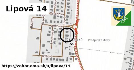 Lipová 14, Zohor