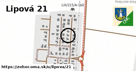 Lipová 21, Zohor