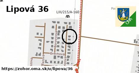 Lipová 36, Zohor