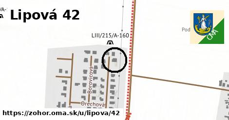 Lipová 42, Zohor