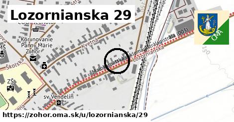 Lozornianska 29, Zohor