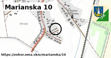 Marianska 10, Zohor