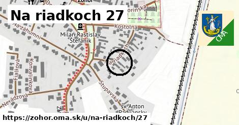 Na riadkoch 27, Zohor