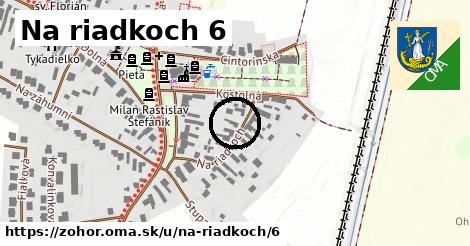 Na riadkoch 6, Zohor