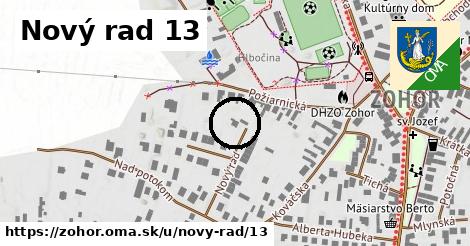 Nový rad 13, Zohor