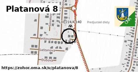 Platanová 8, Zohor