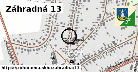 Záhradná 13, Zohor