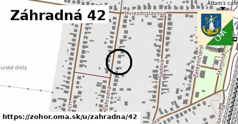 Záhradná 42, Zohor
