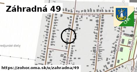 Záhradná 49, Zohor