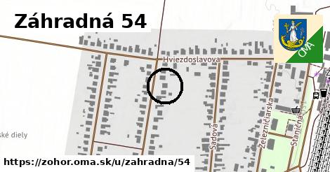 Záhradná 54, Zohor