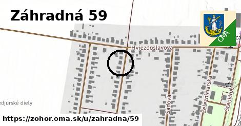 Záhradná 59, Zohor