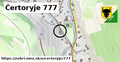 Čertoryje 777, Zubří