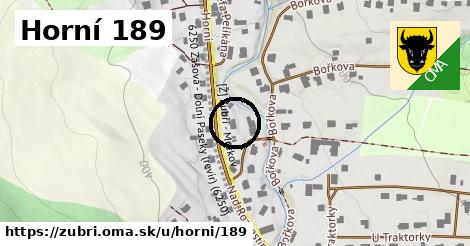 Horní 189, Zubří
