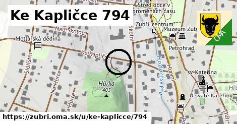 Ke Kapličce 794, Zubří