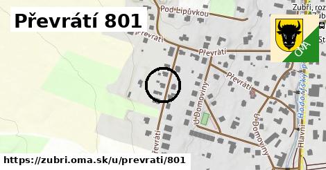 Převrátí 801, Zubří